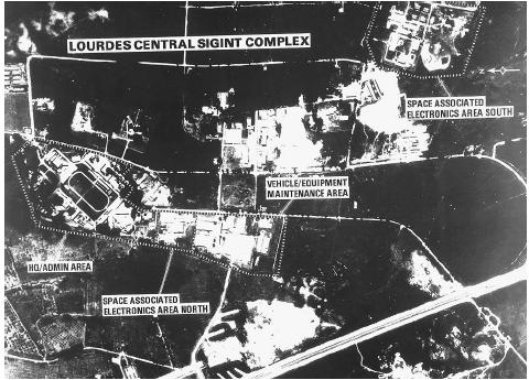 The Kremlin learned of U.S. battle plans for the 1991 Persian Gulf War through its electronic spy network based in Cuba and known as Lourdes, seen in this photo taken by a U.S. spy plane. AP/WIDE WORLD PHOTOS.